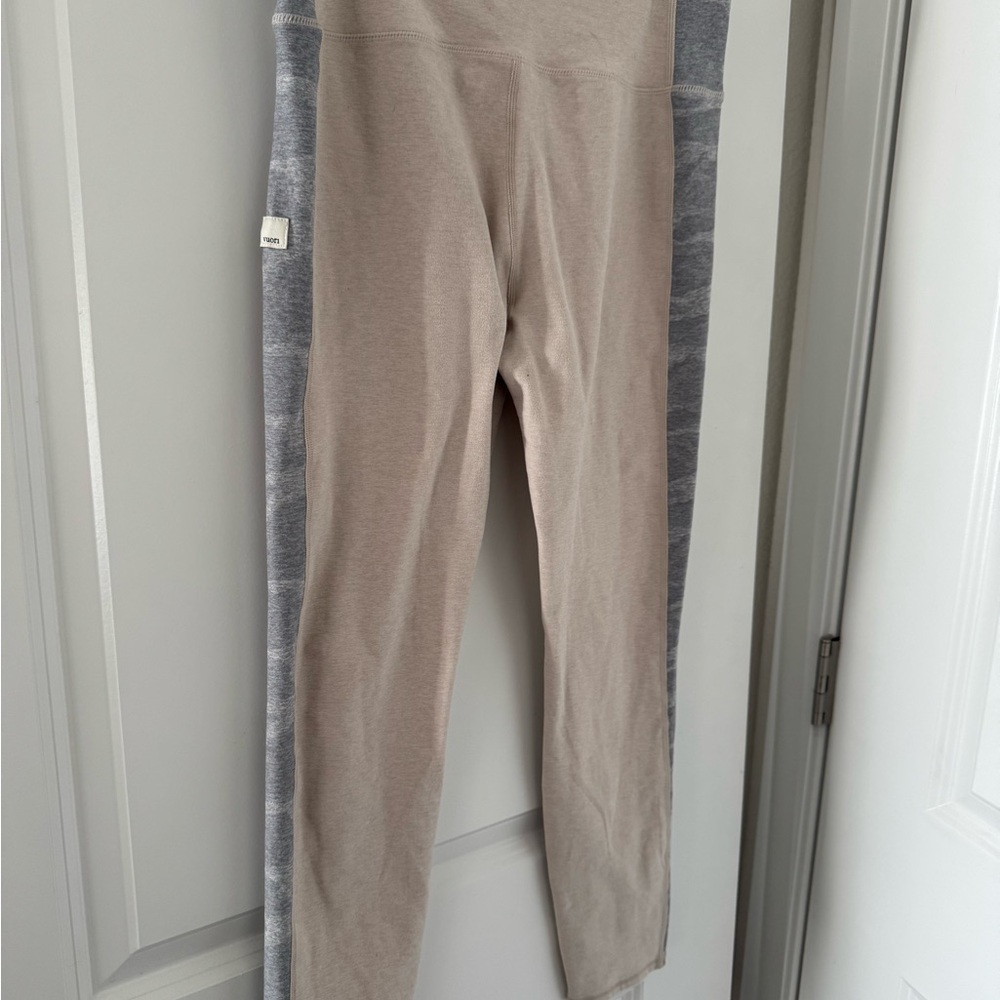Vuori Beige and Gray camo Leggings
